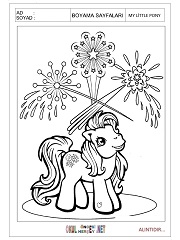 My Litte Pony boyama sayfaları